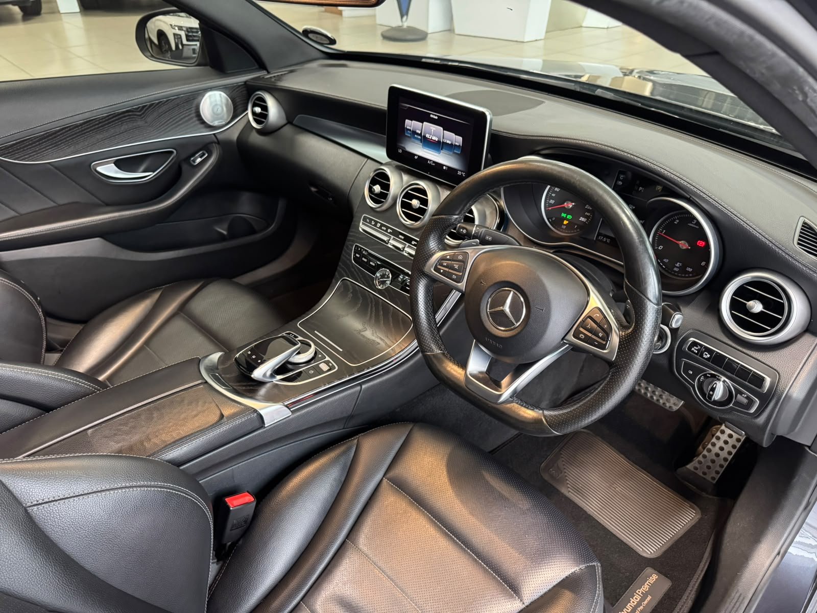 Mercedes-Benz C-Class driver cockpit