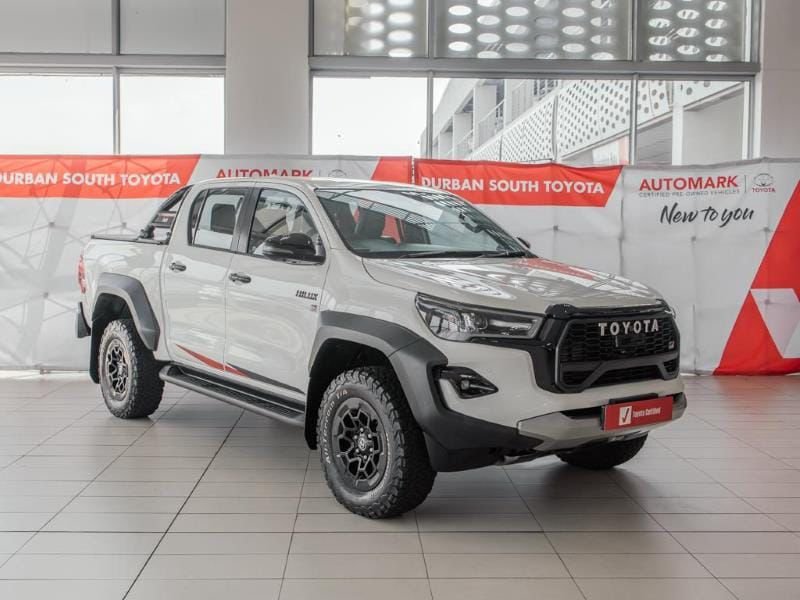 Toyota Hilux GR-S front three-quarter view