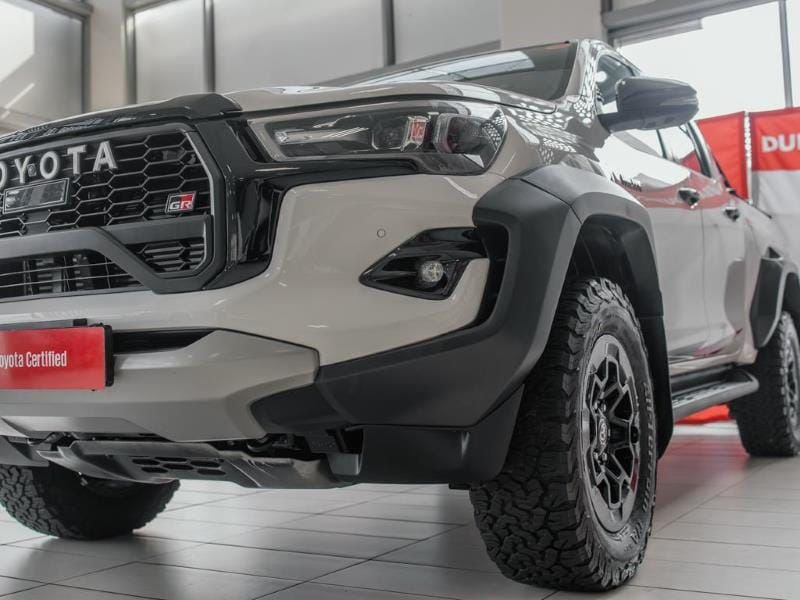 Toyota Hilux GR-S front grille detail