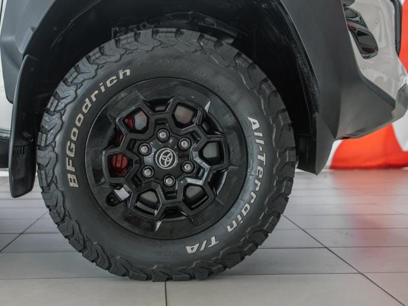Toyota Hilux GR-S wheel and tyre detail