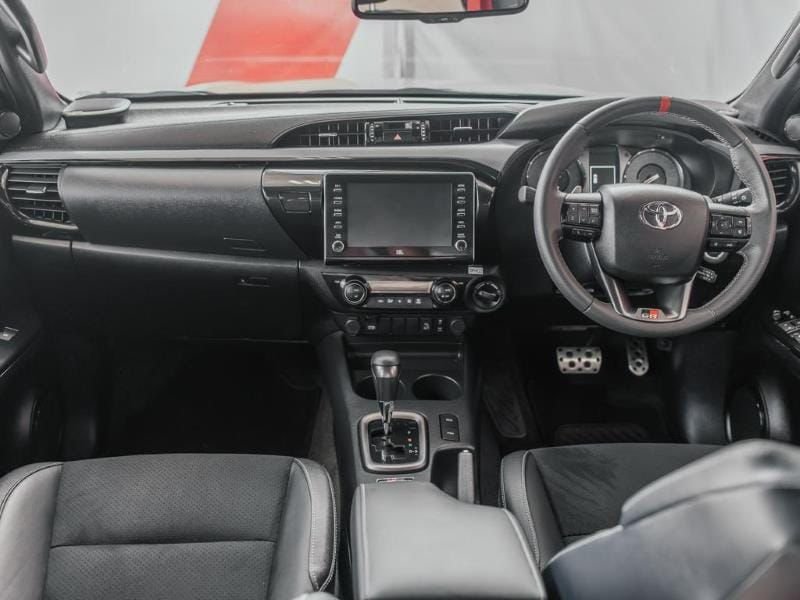 Toyota Hilux GR-S dashboard and centre console